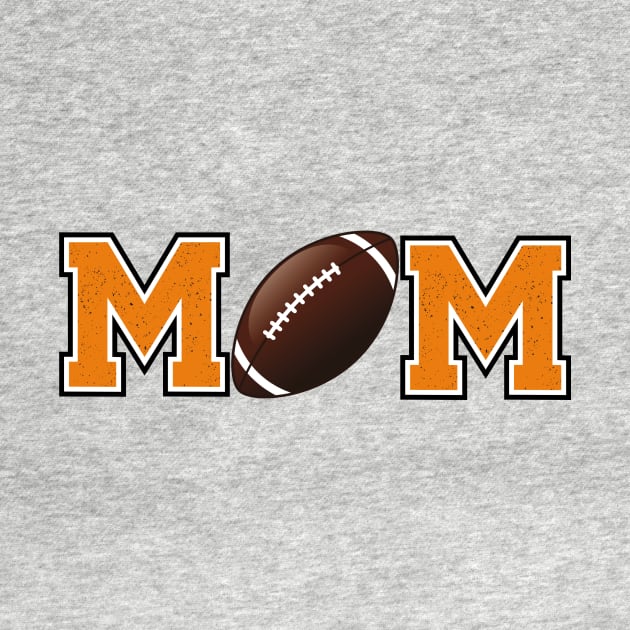 Football Mom Orange by capesandrollerskates 